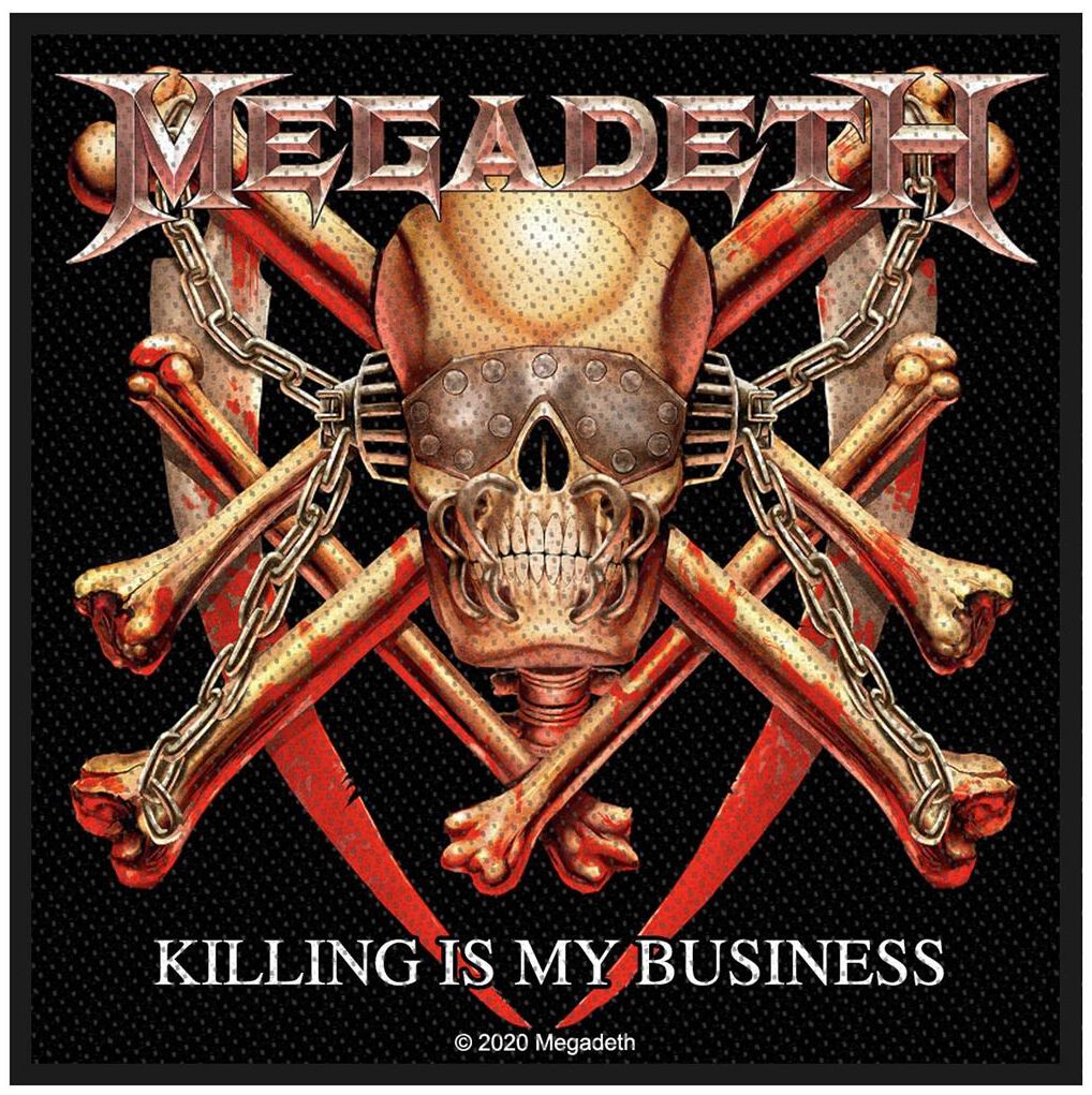 Levně Megadeth Killing is my business nášivka vícebarevný