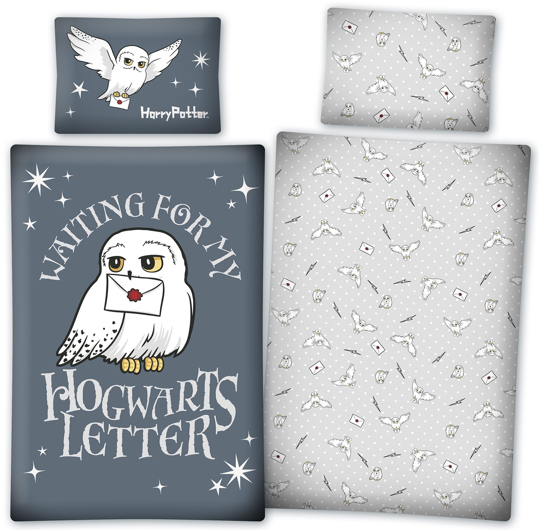 Harry Potter Hogwarts – Letter Bettwäsche multicolor Harry Potter Hogwarts – Letter Bettwäsche multicolor
