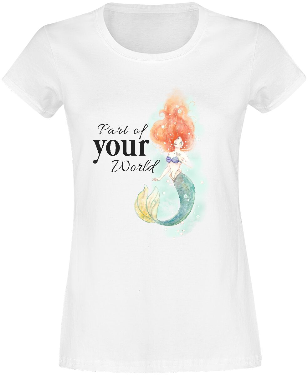 Arielle, die Meerjungfrau Part Of Your World T-Shirt weiß