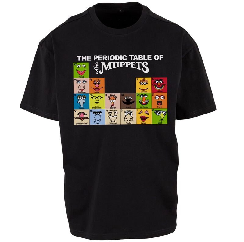 Die Muppets T-Shirt - The Periodic Table - M bis 3XL - für Männer - Größe L - schwarz  - EMP exklusives Merchandise!