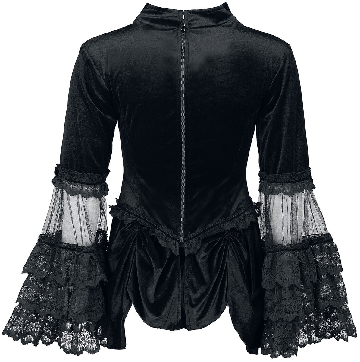 Sinister Gothic - Gothic Langarmshirt - Gothic Longsleeve - L - für Damen - Größe L - schwarz
