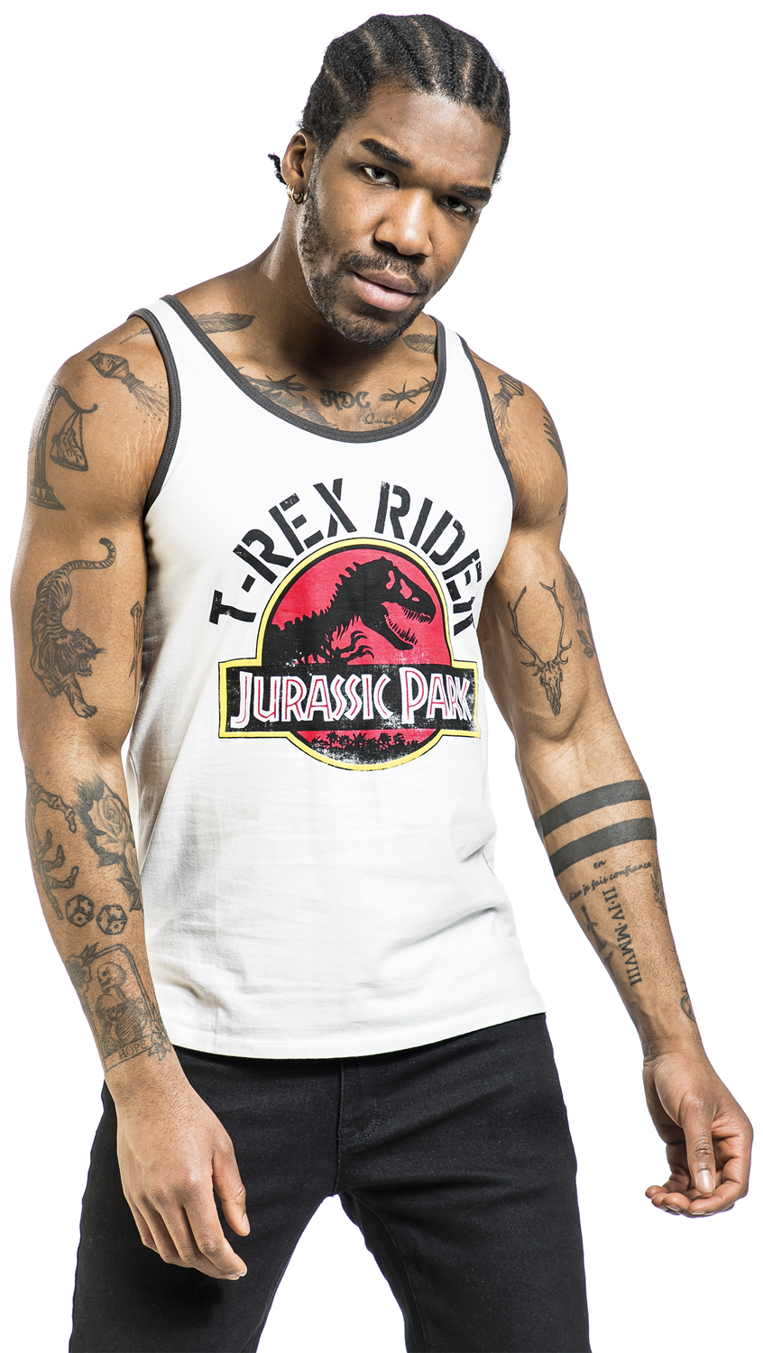 Jurassic Park T-Rex Rider Tank-Top multicolor