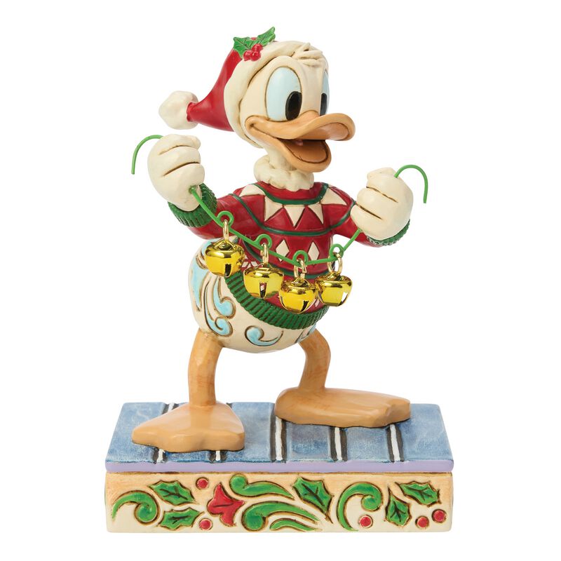 Micky Maus - Disney Sammelfiguren - Holiday Jingle (Donald with Bells) - multicolor  - Lizenzierter Fanartikel