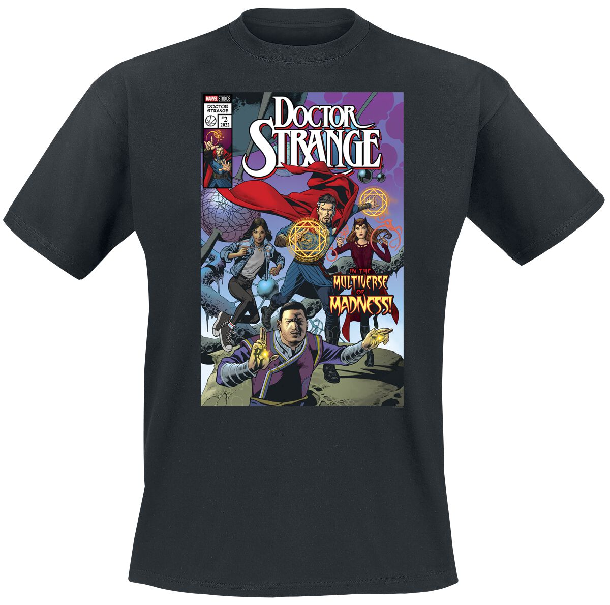 Doctor Strange In the Multiverse Of Madness – Doctor Strange Circles T-Shirt schwarz Doctor Strange In the Multiverse Of Madness – Doctor Strange Circles T-Shirt schwarz