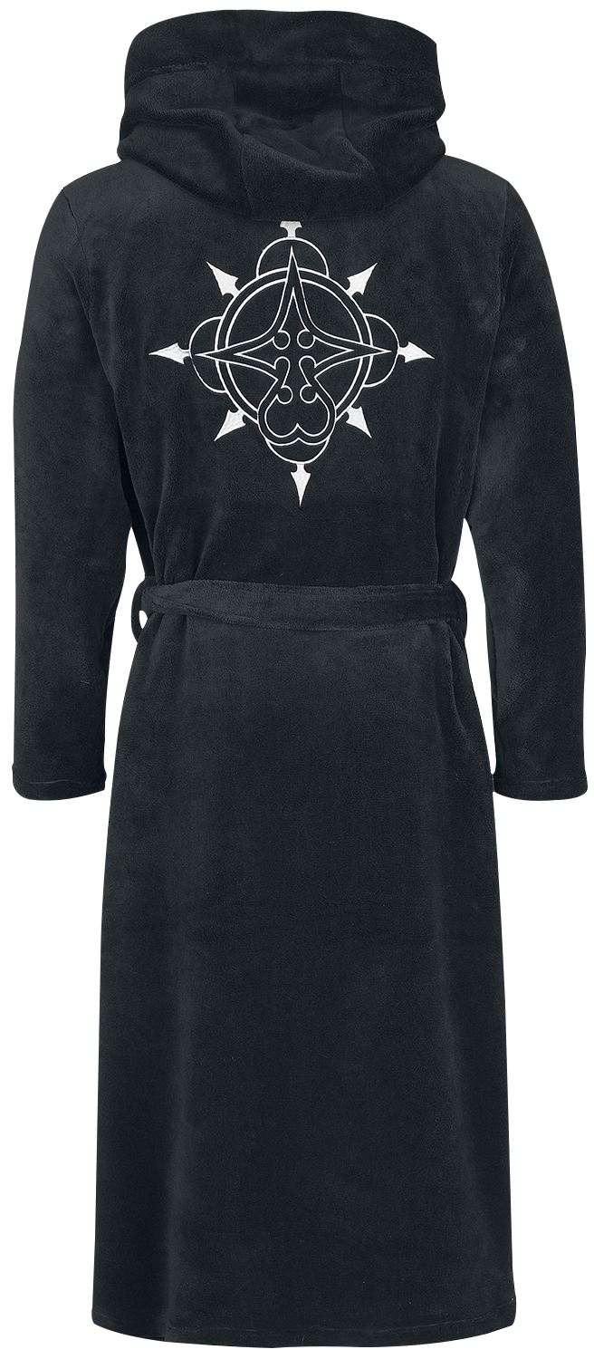 Kingdom Hearts - Gaming Bademantel - Organisation XIII - S-M bis XXL-3XL - für Männer - Größe XXL-3XL - schwarz  - EMP exklusives Merchandise!