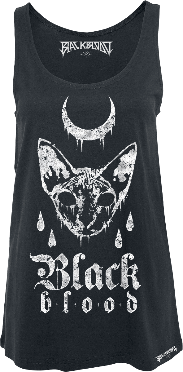 Black Blood - Naked Cat - Girls Top - black image