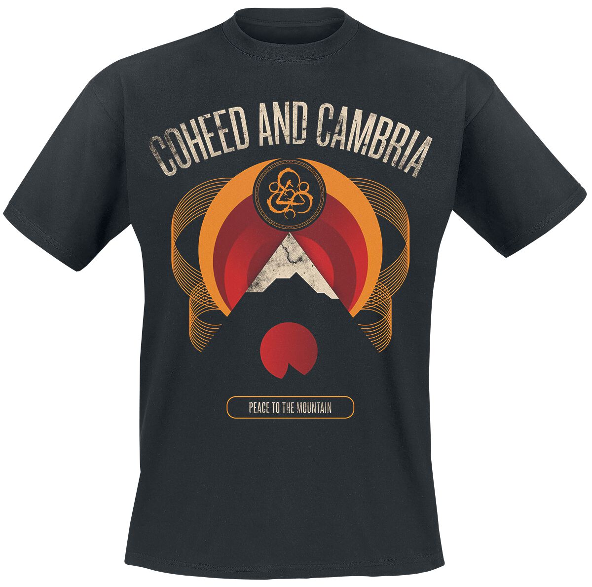 Coheed And Cambria Mountain Sunrise T-Shirt black