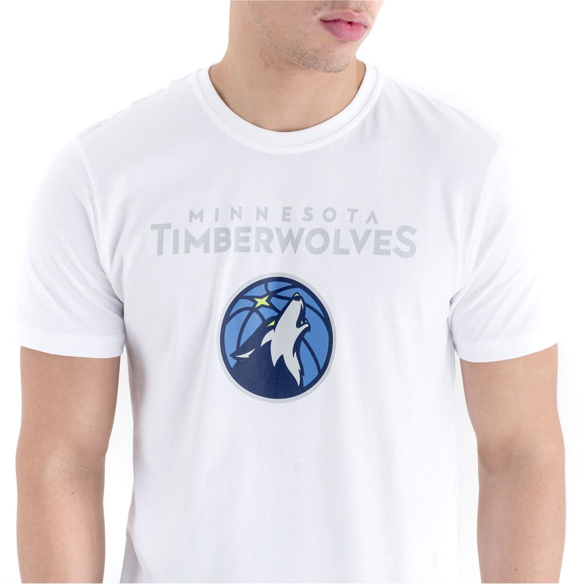 New Era - NBA T-Shirt - Minnesota Timberwolves - S bis XXL - für Männer - Größe S - weiß