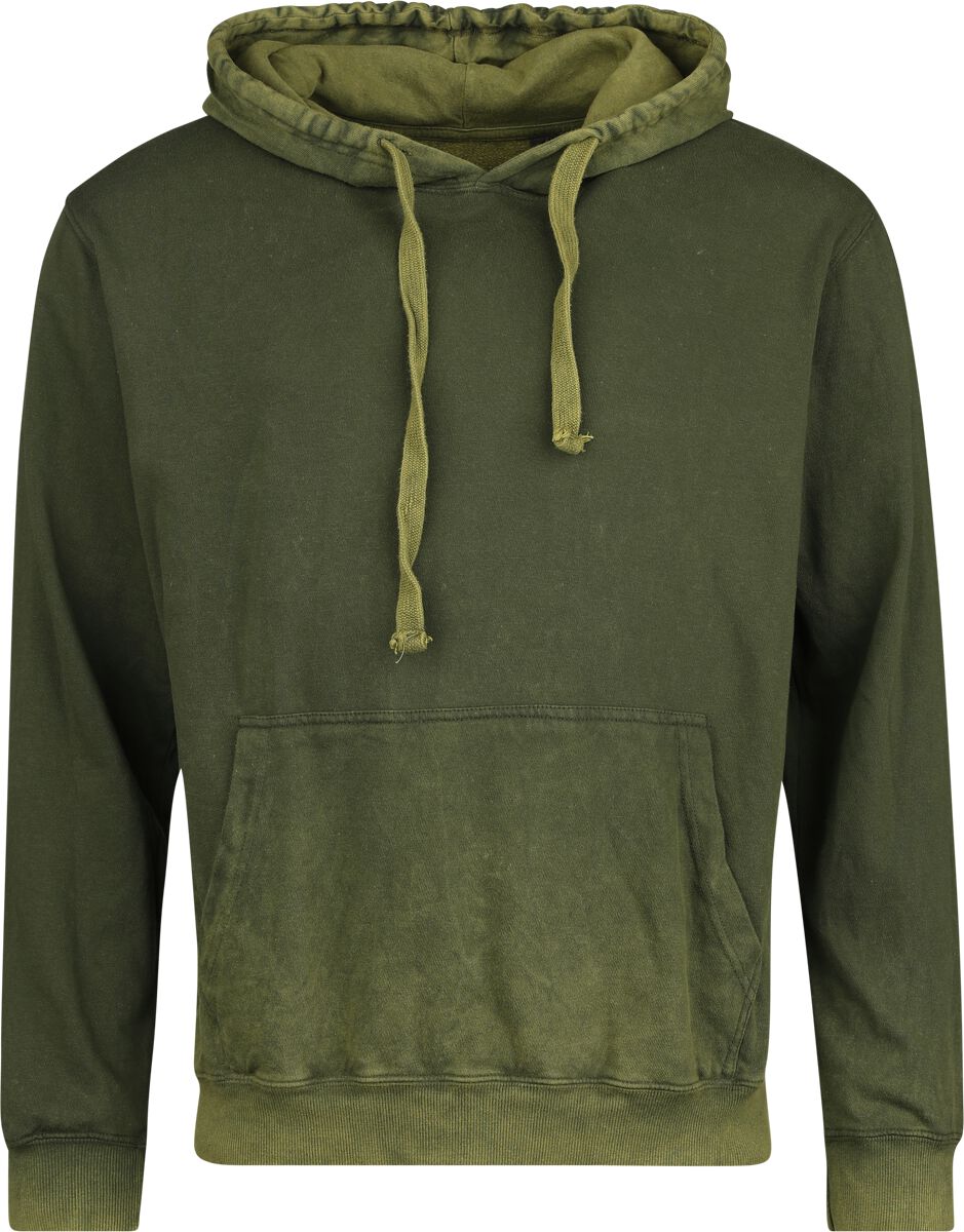 Image of Felpa con cappuccio di Outer Vision - Tom hoodie - S a XL - Uomo - verde oliva
