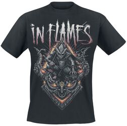 Temple Mask, In Flames, T-Shirt