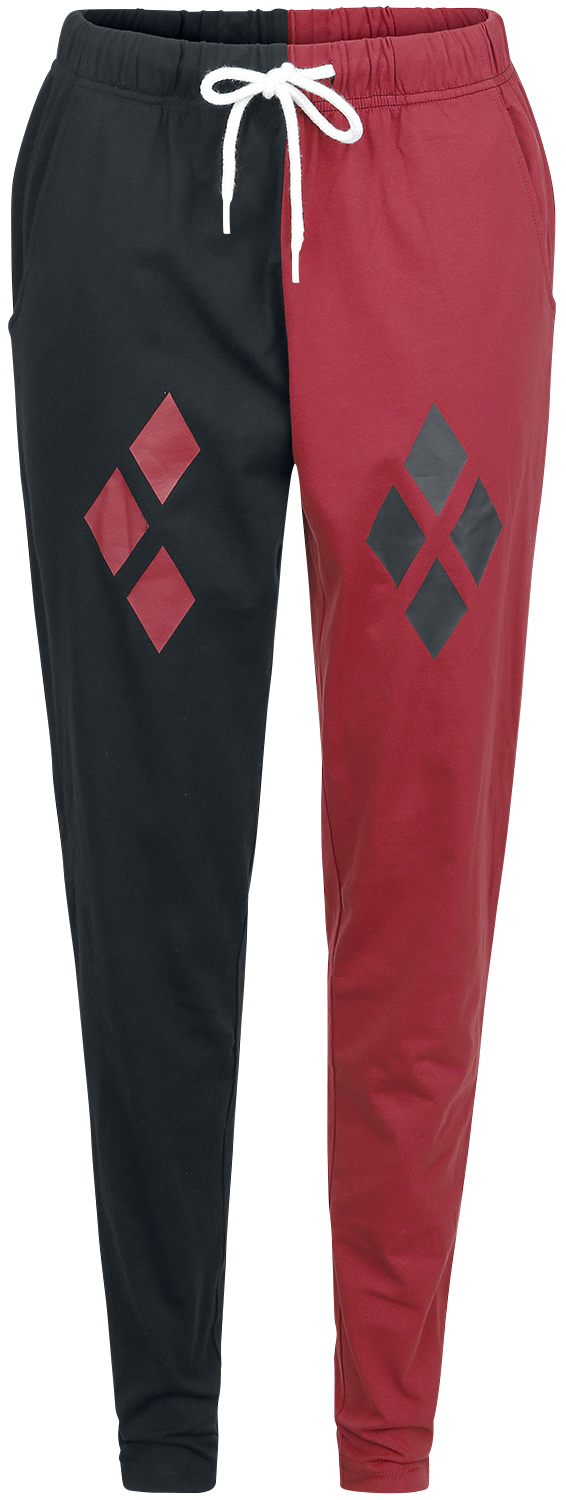 Suicide Squad 2 - Live Fast Die Clown Schlafanzug rot schwarz