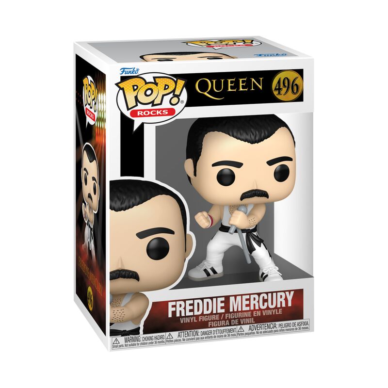Queen - Freddy Mercury - (Pop!Rocks) Vinyl Figur 496 - Funko Pop! - Funko Shop Europe