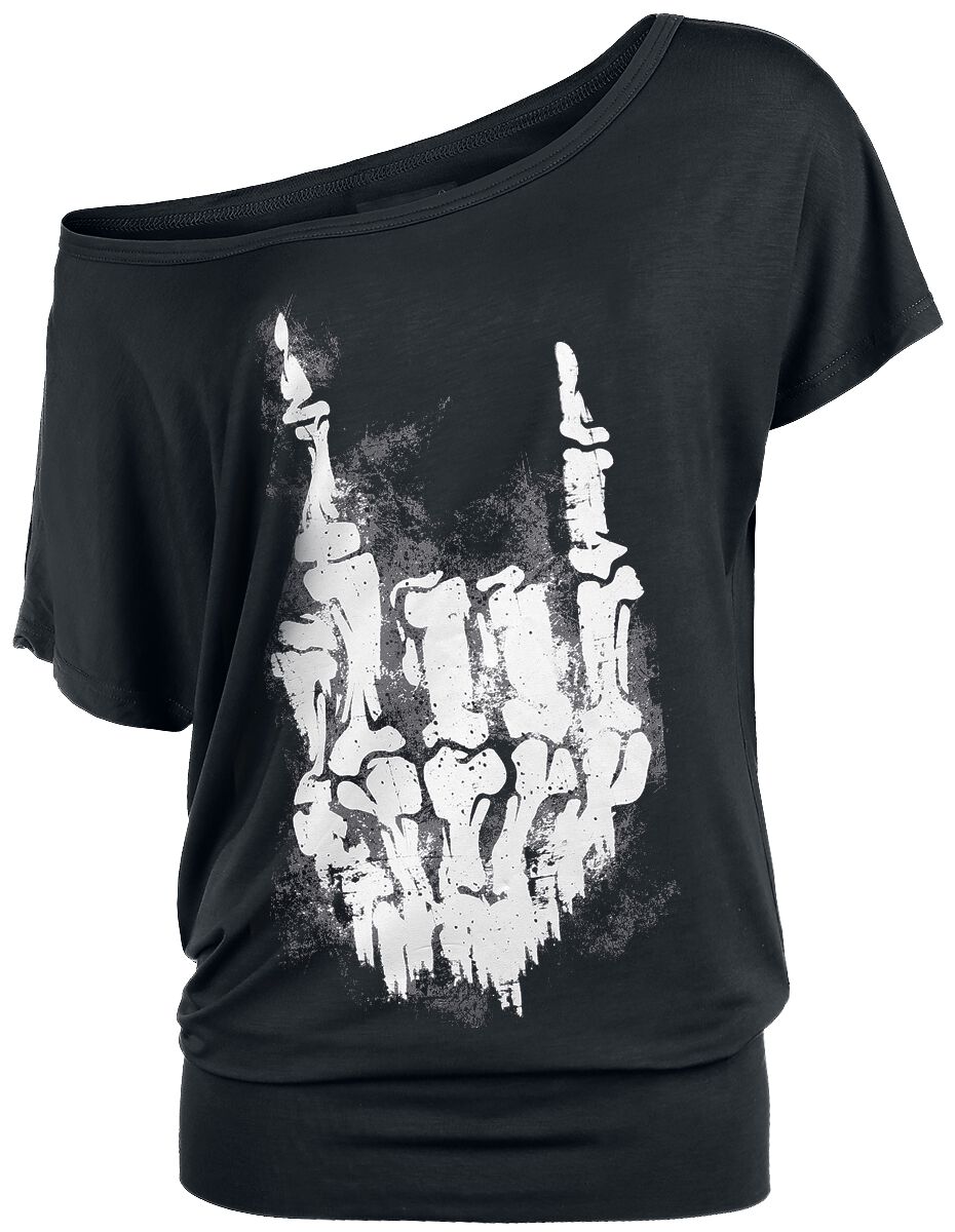 Gothicana by EMP - Gothic T-Shirt - Can You Read My Mind - S bis 5XL - für Damen - Größe 4XL - schwarz