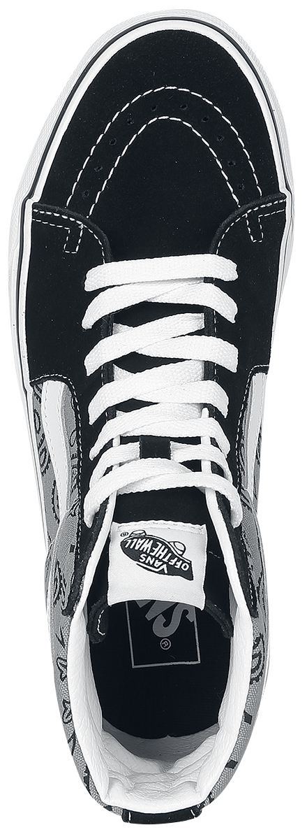 Vans SK8-HI Paisley Gray/True White Sneaker high schwarz grau