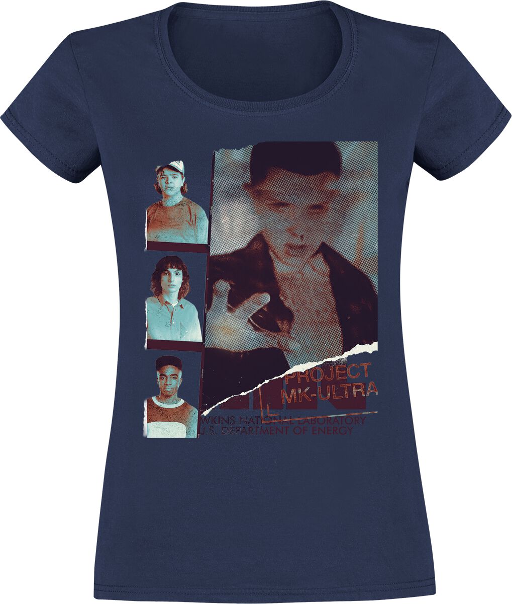 Stranger Things Stranger Things 4 – Test Subject T-Shirt blau – 60.90% Rabatt