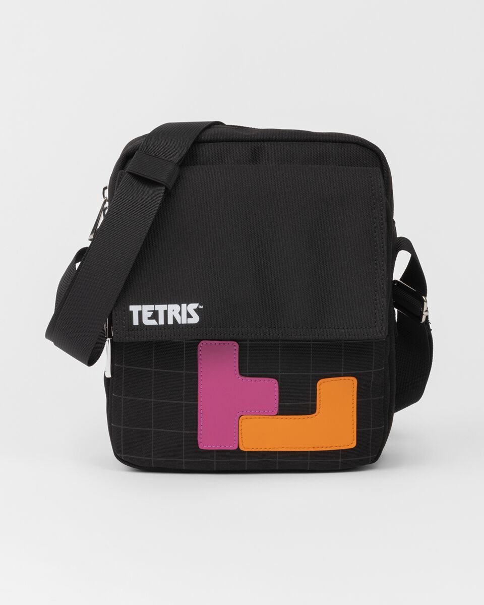 Levně Tetris Blocks Taška pres rameno černá