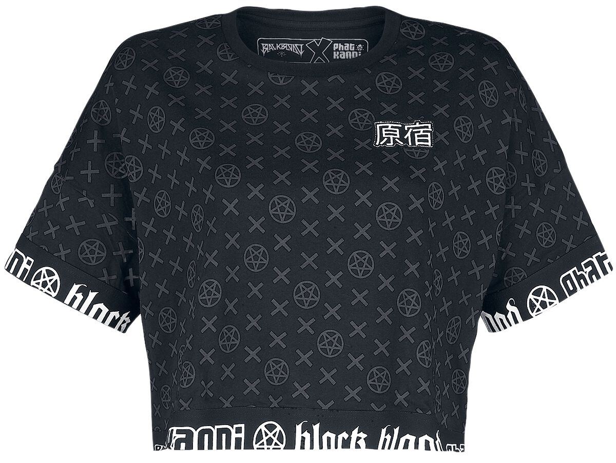 T-Shirt Manches courtes Gothic de Black Blood by Gothicana - Phat Kandi X Black Blood by Gothicana C