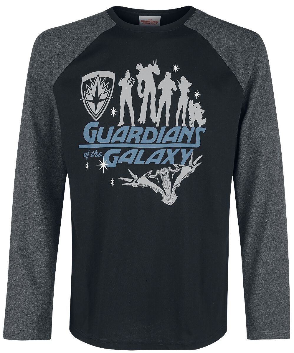 Guardians Of The Galaxy Team Long-sleeve Shirt black dark grey