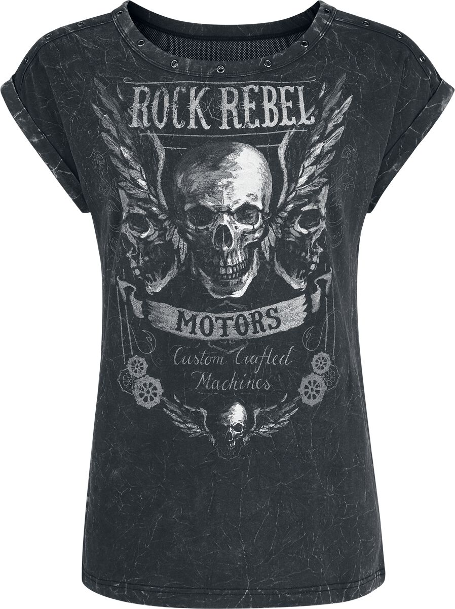 Rock T-Shirt - Original Sinners T-Shirt - S bis XXL - für Damen - Größe M - grau - Frauen - female
