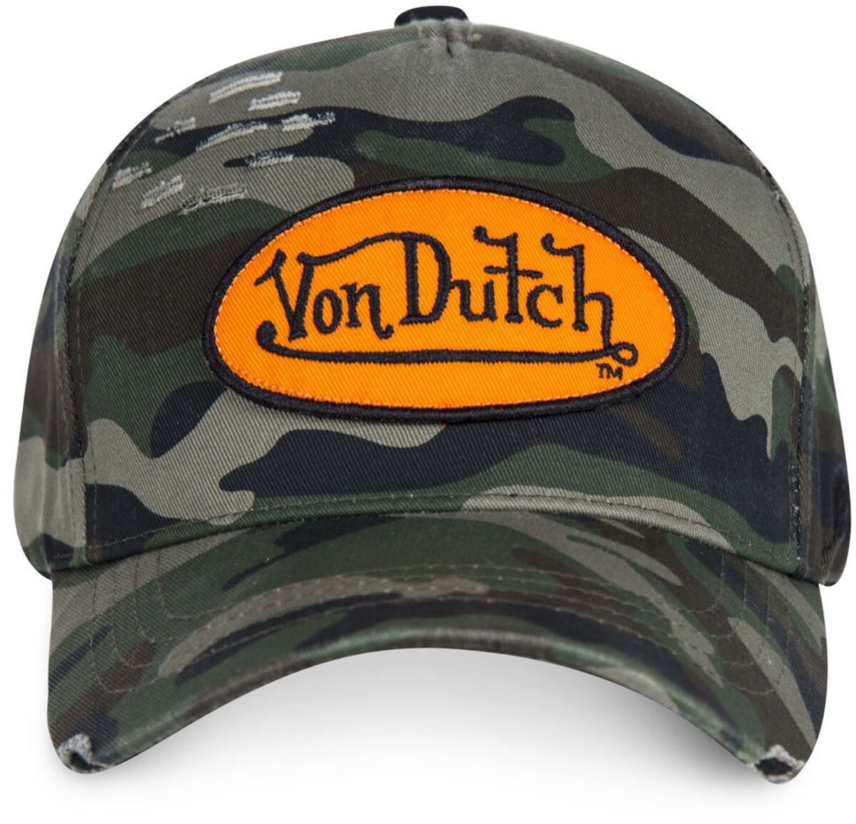 Levně Von Dutch Baseballová čepice VON DUTCH Baseballová kšiltovka maskáčová