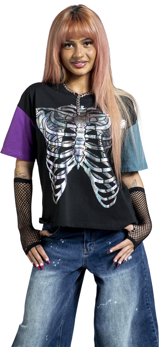 Thumbnail - Full Volume by EMP Cute Morbid T-Shirt schwarz in M