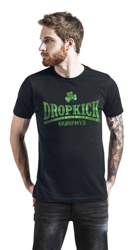 Band Merch Dropkick Murphys Fighter Plaid | Dropkick Murphys T-Shirt