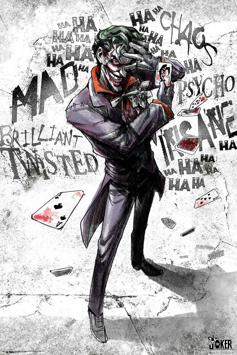 The Joker Type Poster multicolor von The Joker