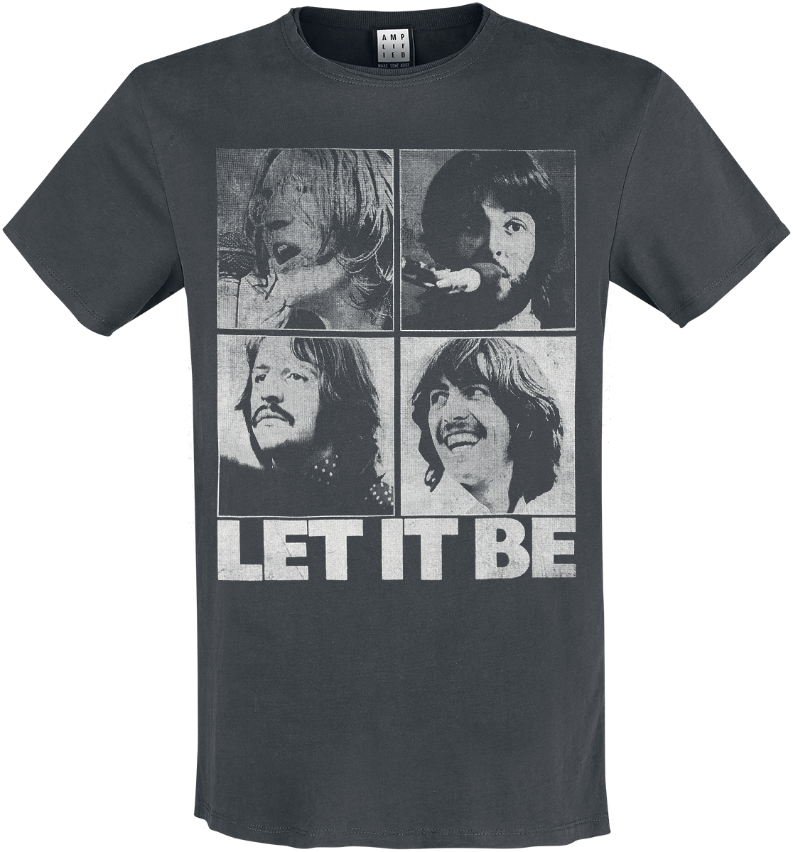 The Beatles - Amplified Collection - Let It Be Vintage - T-Shirt - charcoal image