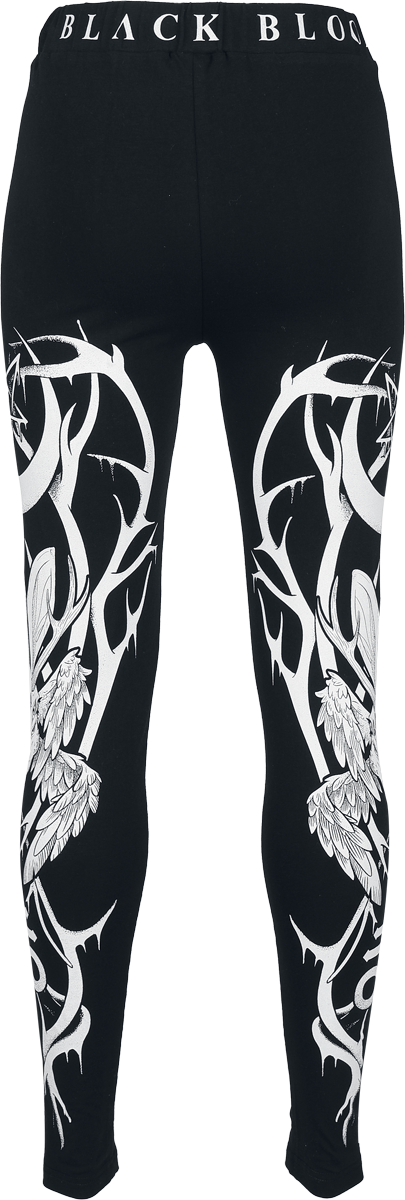 4068143318358 - Occult Horror Leggings multicolor in S 4068143318358 - Occult Horror Leggings multicolor in S