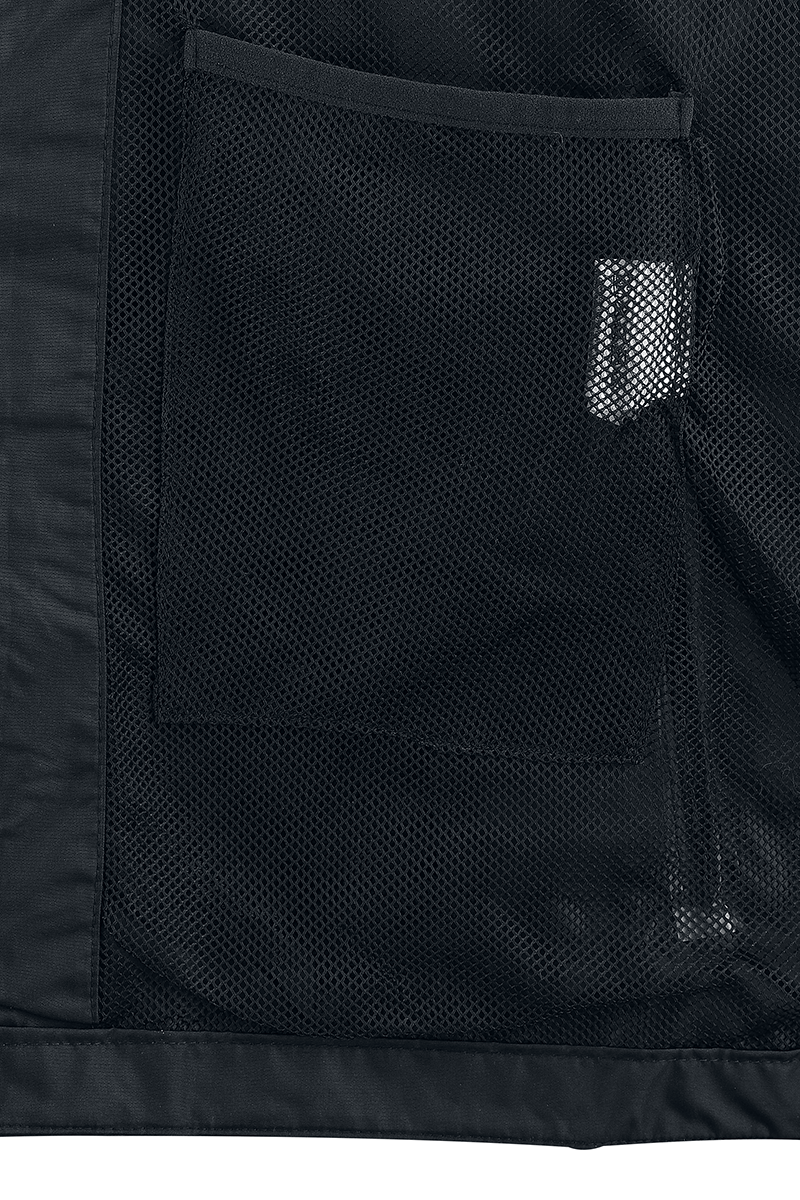 4068143377164 - Damen Rain Jacket Kapuzenjacke schwarz silberfarben in S 4068143377164 - Damen Rain Jacket Kapuzenjacke schwarz silberfarben in S