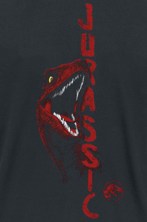 Jurassic World Velociraptor T-Shirt schwarz von Jurassic Park XV8441