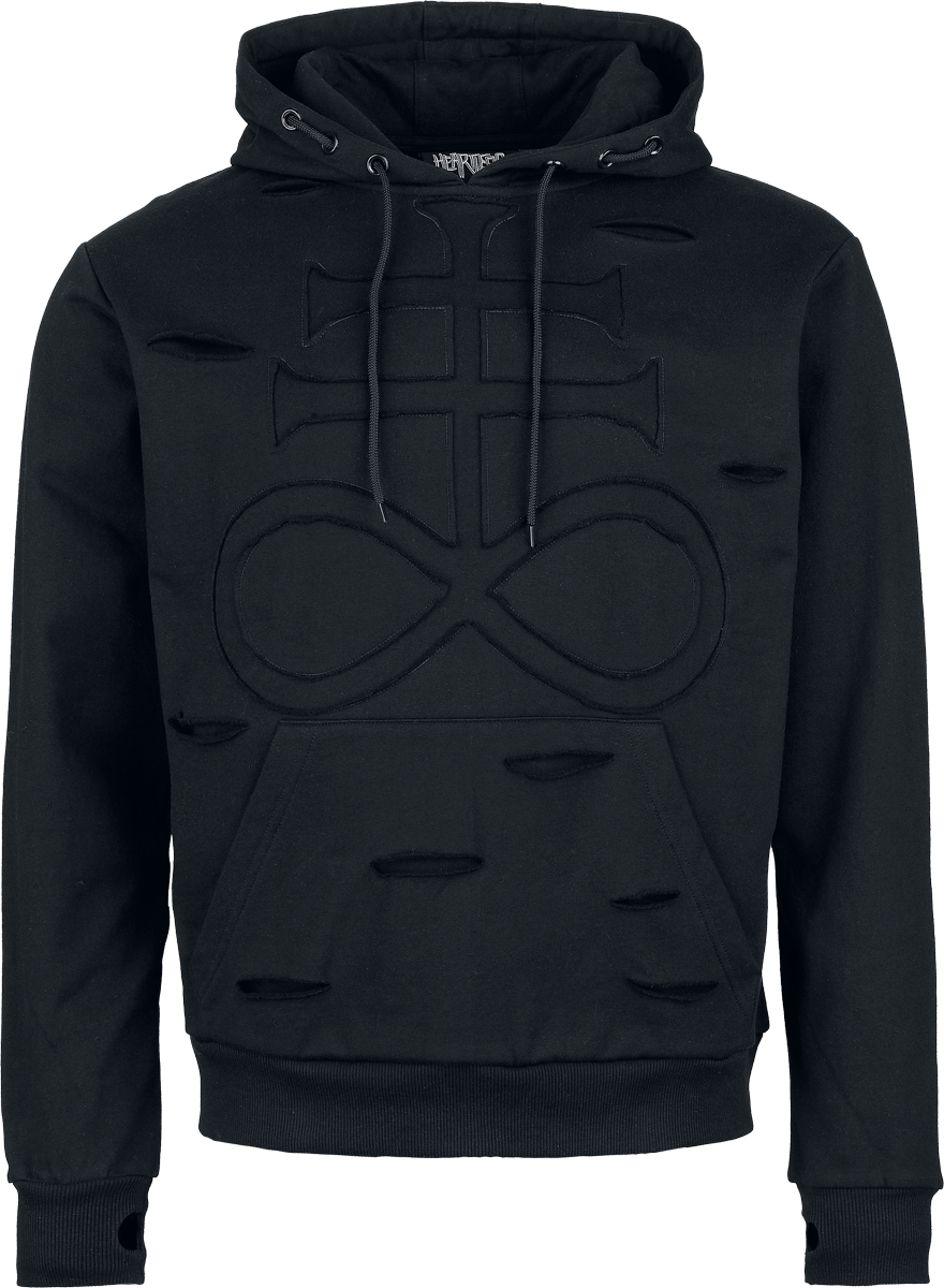 Heartless Gothic Hoodie - Unisex Infinity Hoodie - for Men - black