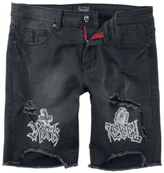 Shorts mit Destroyed Effekten, Rock Rebel by EMP, Short