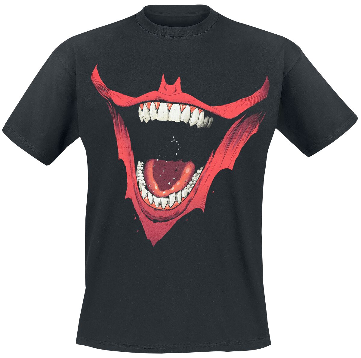 Batman The Joker - Bat Mouth T-Shirt black
