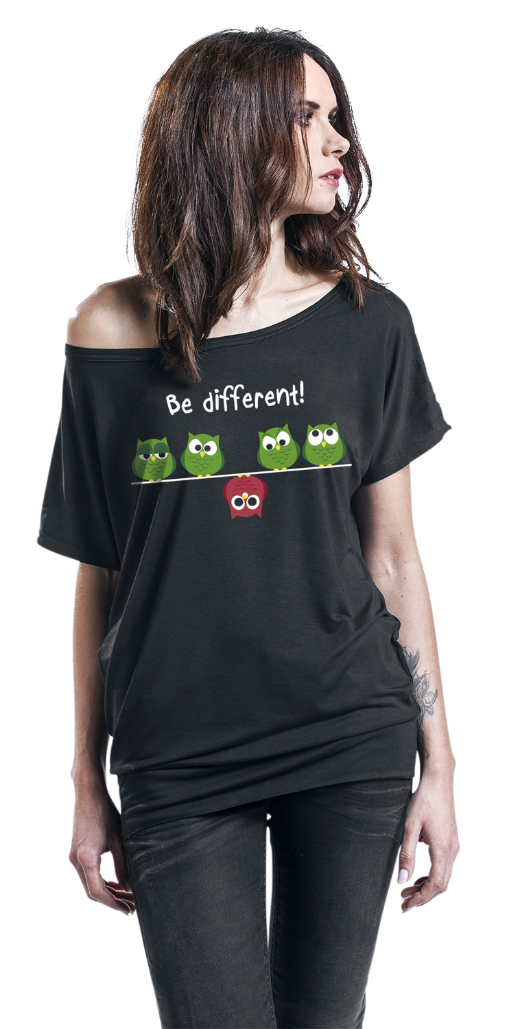 Be Different!  T-Shirt schwarz