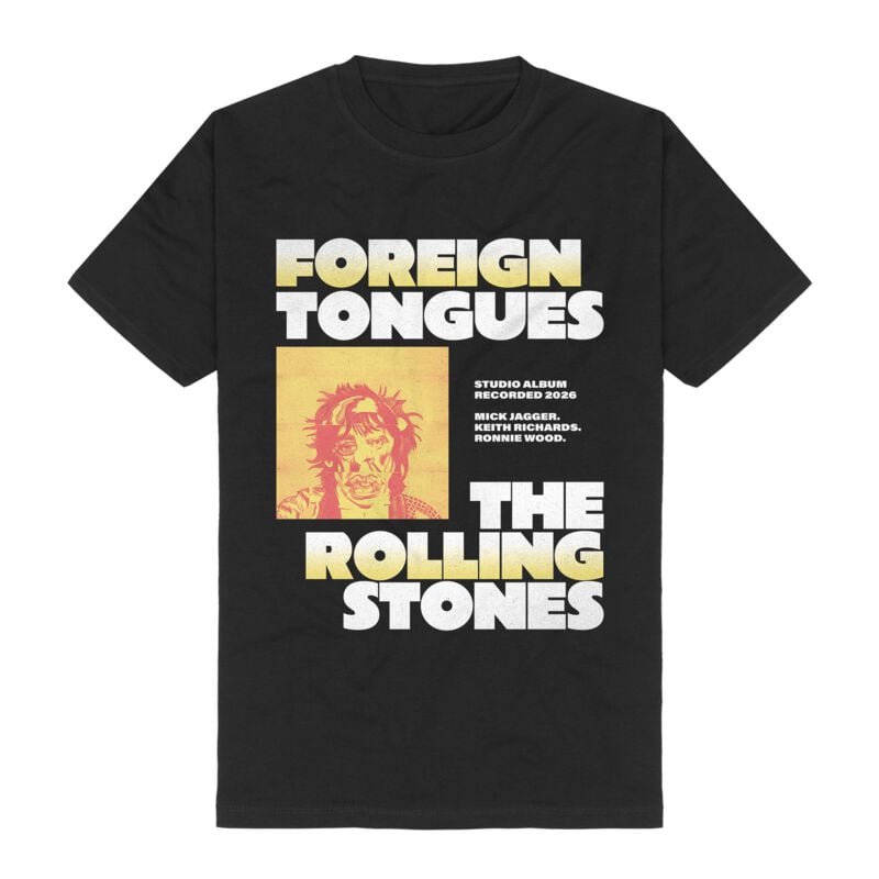 T-Shirt - Foreign Tongues - Studio Album - S bis 5XL - für Männer - Größe S - schwarz - Lizenziertes Merchandise! - Männer - male