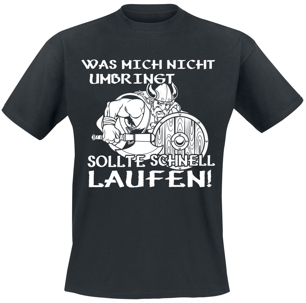 Sprüche Was mich nicht umbringt T-Shirt schwarz Sprüche Was mich nicht umbringt T-Shirt schwarz