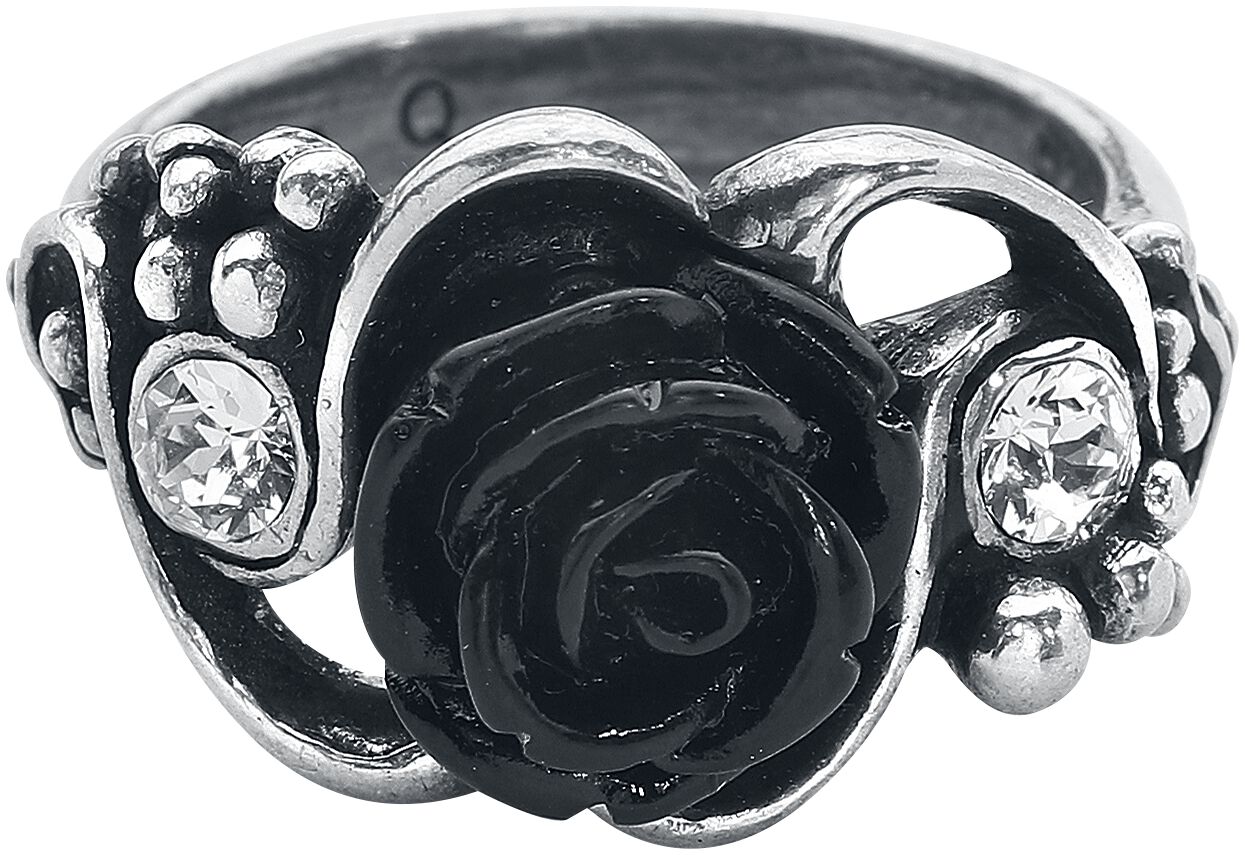 Alchemy Gothic Bacchanal Rose Ring Ring silberfarben  - Onlineshop EMP