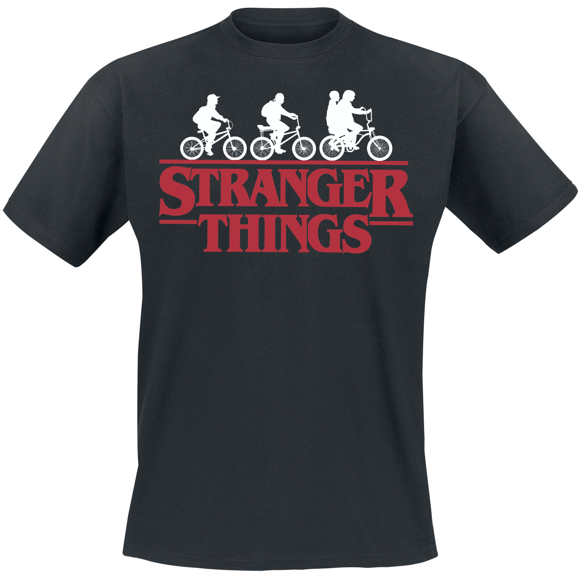Stranger Things - Bike Club - T-Shirt - black image