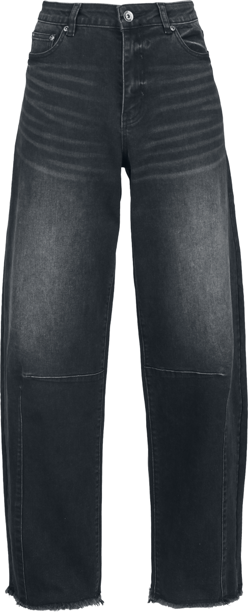 Gothicana by EMP Gothic Jeans - Corporate Goth Barrel Jeans - for Women - black