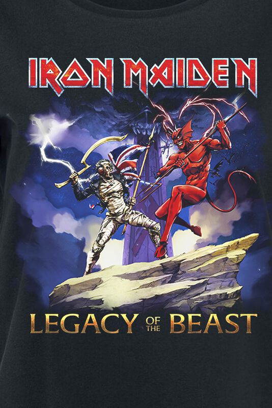 Band Merch Iron Maiden Legacy Beast Fight | Iron Maiden T-Shirt