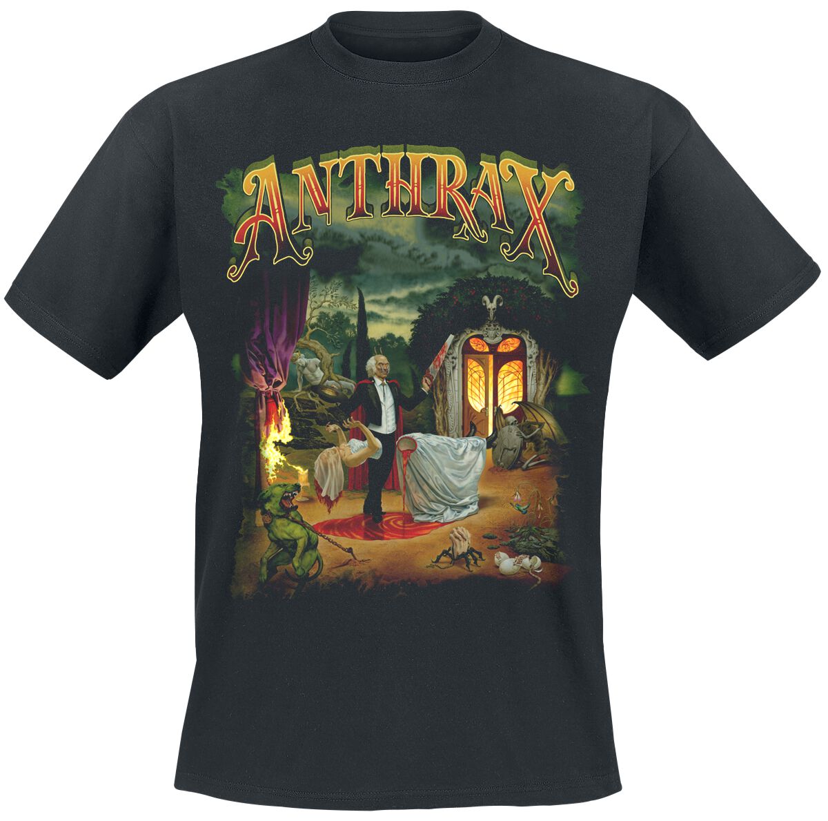 Anthrax T-Shirt - Cursum Carnival - S bis 5XL - für Männer - Größe S - schwarz  - EMP exklusives Merchandise!