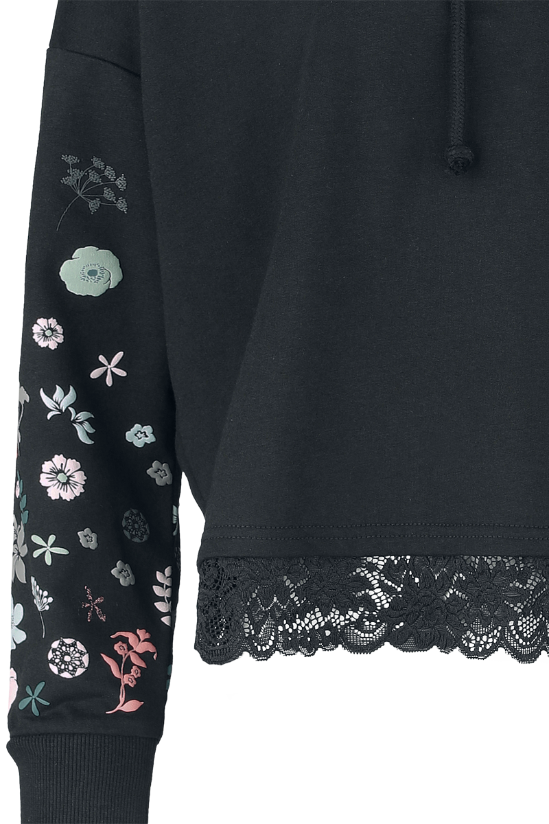 Peter Pan Tinker Bell Kapuzenjacke schwarz