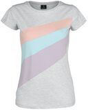 Ladies Diagonal Stripes Shirt, Sublevel, T-Shirt