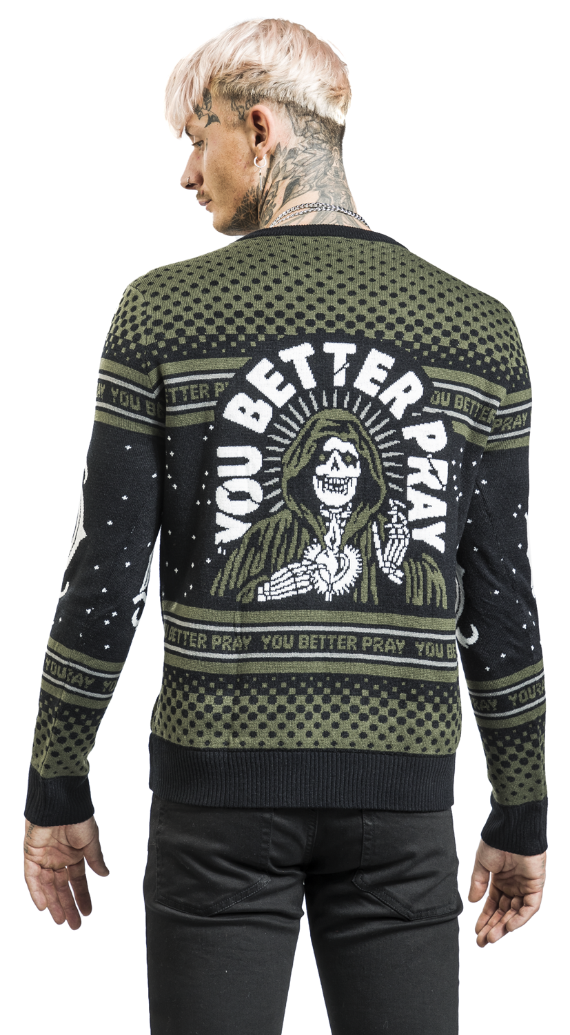 Parkway Drive Holiday Sweater 2022 Weihnachtspullover multicolor