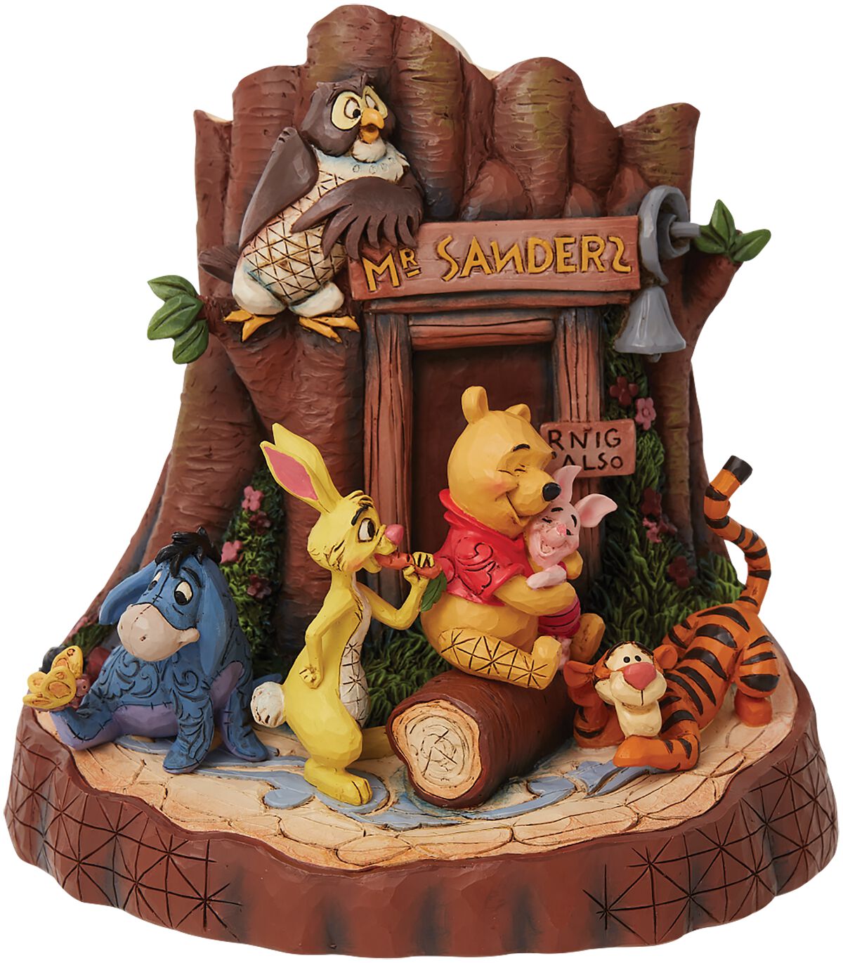 Winnie The Pooh - Disney Statue - Winnie und Freunde - Carved by Heart Kollektion   - Lizenzierter Fanartikel