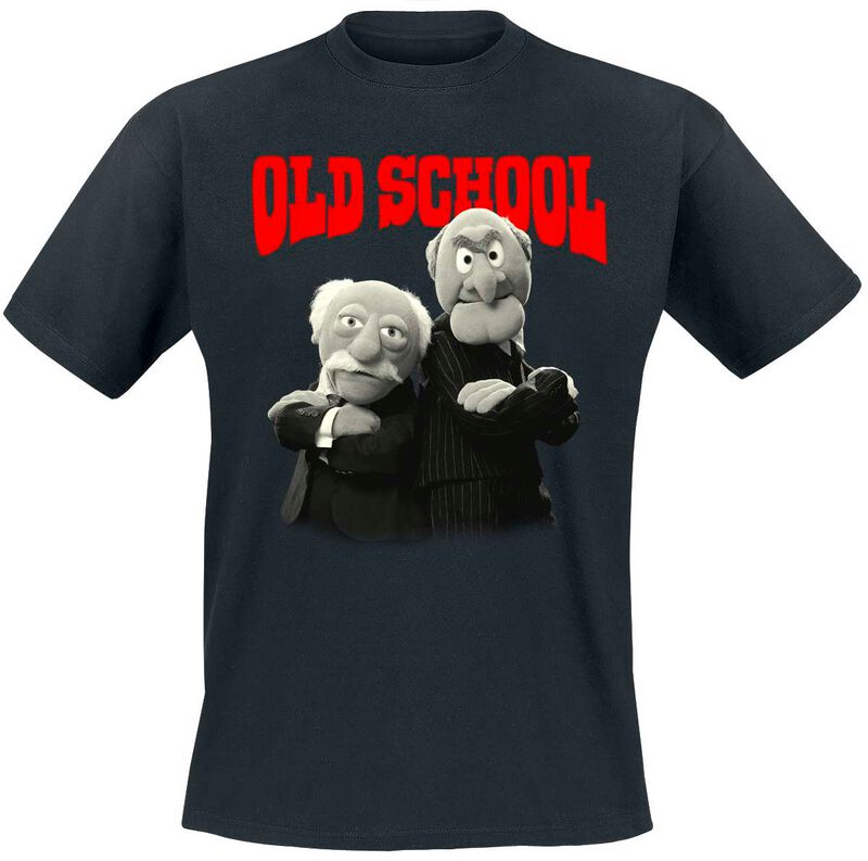 Die Muppets T-Shirt - Old School - Heavyweight - S bis 5XL - Größe 3XL - schwarz  - Lizenzierter Fanartikel