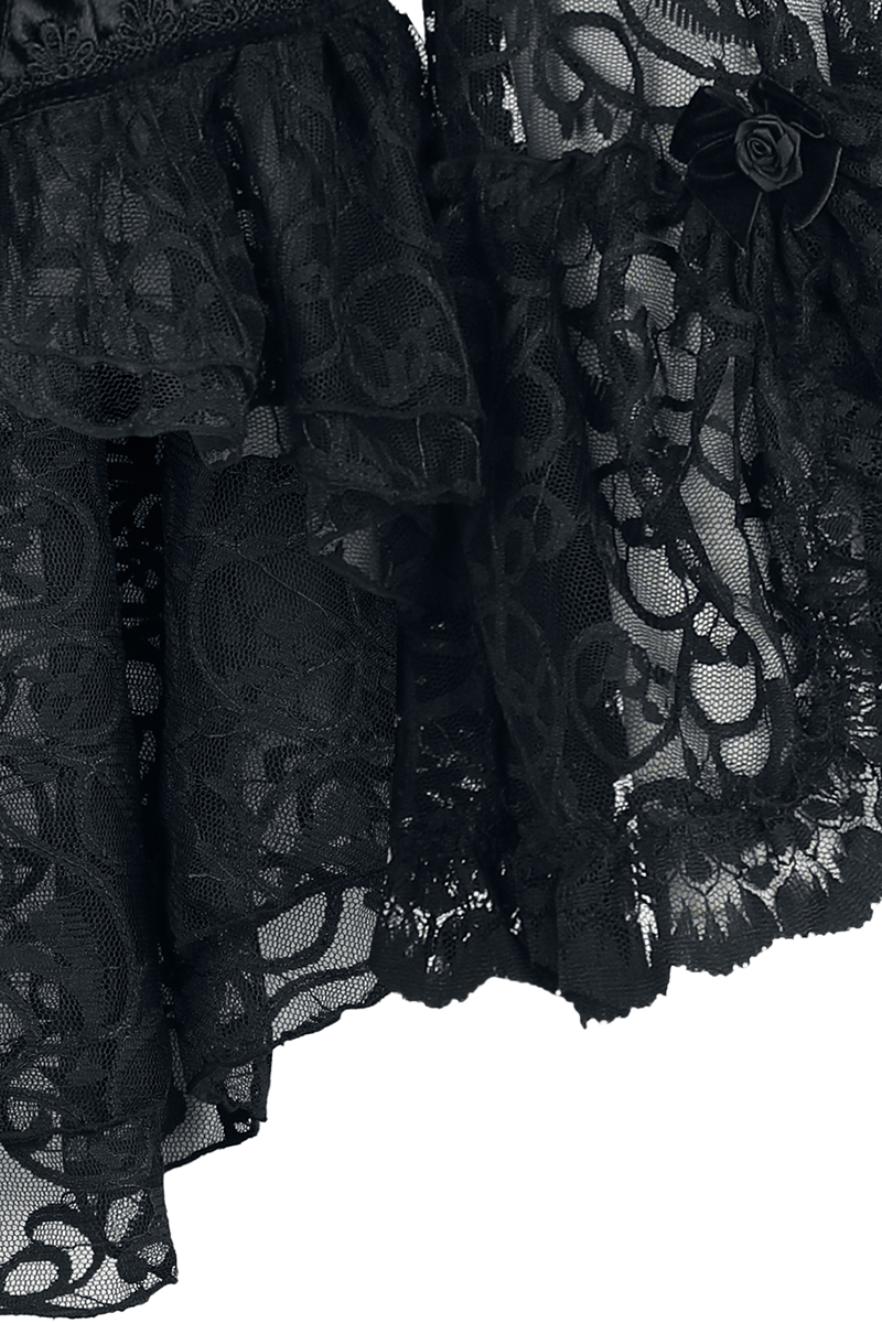 Thumbnail - Sinister Gothic Gothic Top T-Shirt schwarz rot in L