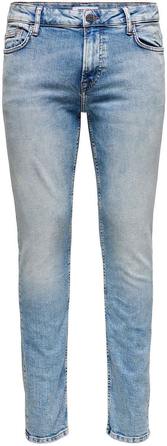 ONLY and SONS ONSLoom Slim Life Blue Wash Jeans light blue
