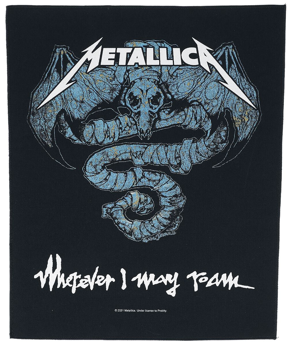 Levně Metallica Wherever I May Roam nášivka na záda vícebarevný